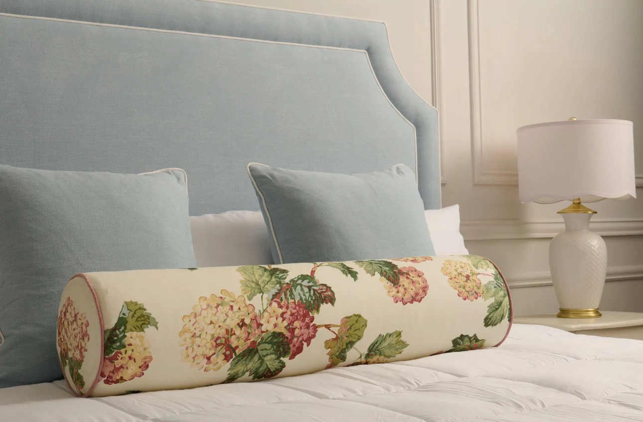 Handcrafted Bolster Pillow – Designer Decorative - Foam Insert - Image 3