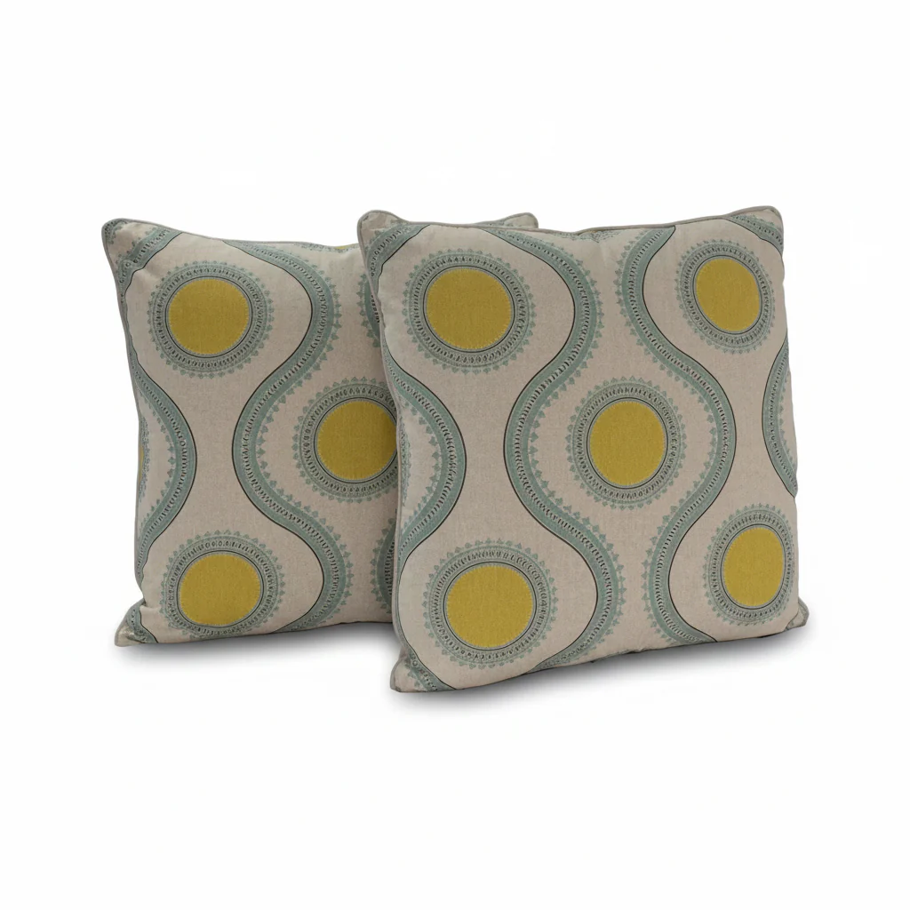 24”x24” Throw Pillow ( Set of 2) - Custom Upholstered Accent Pillows