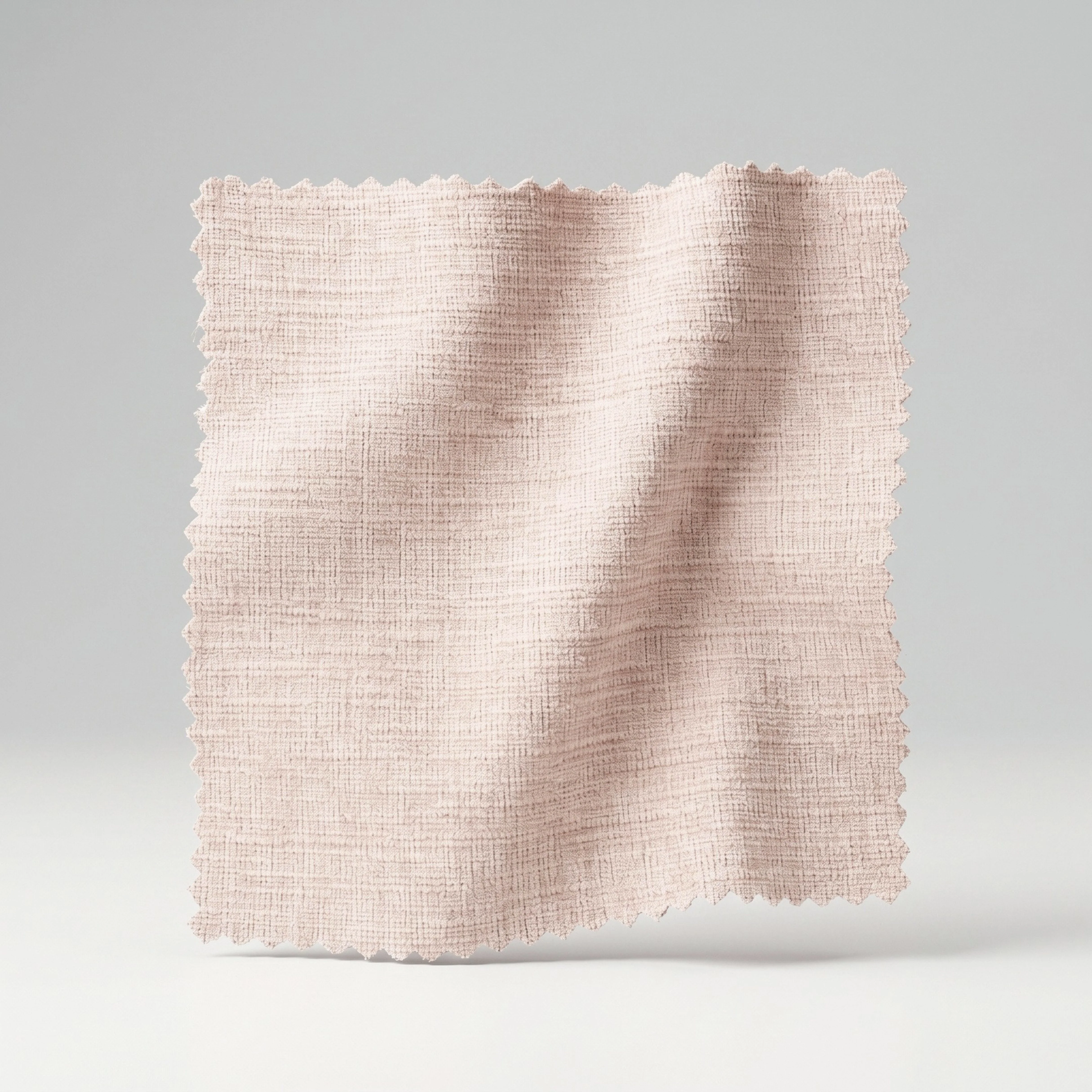 60” H Queen Headboard in Pale Pink Chenille Fabric - White Trim - Image 3