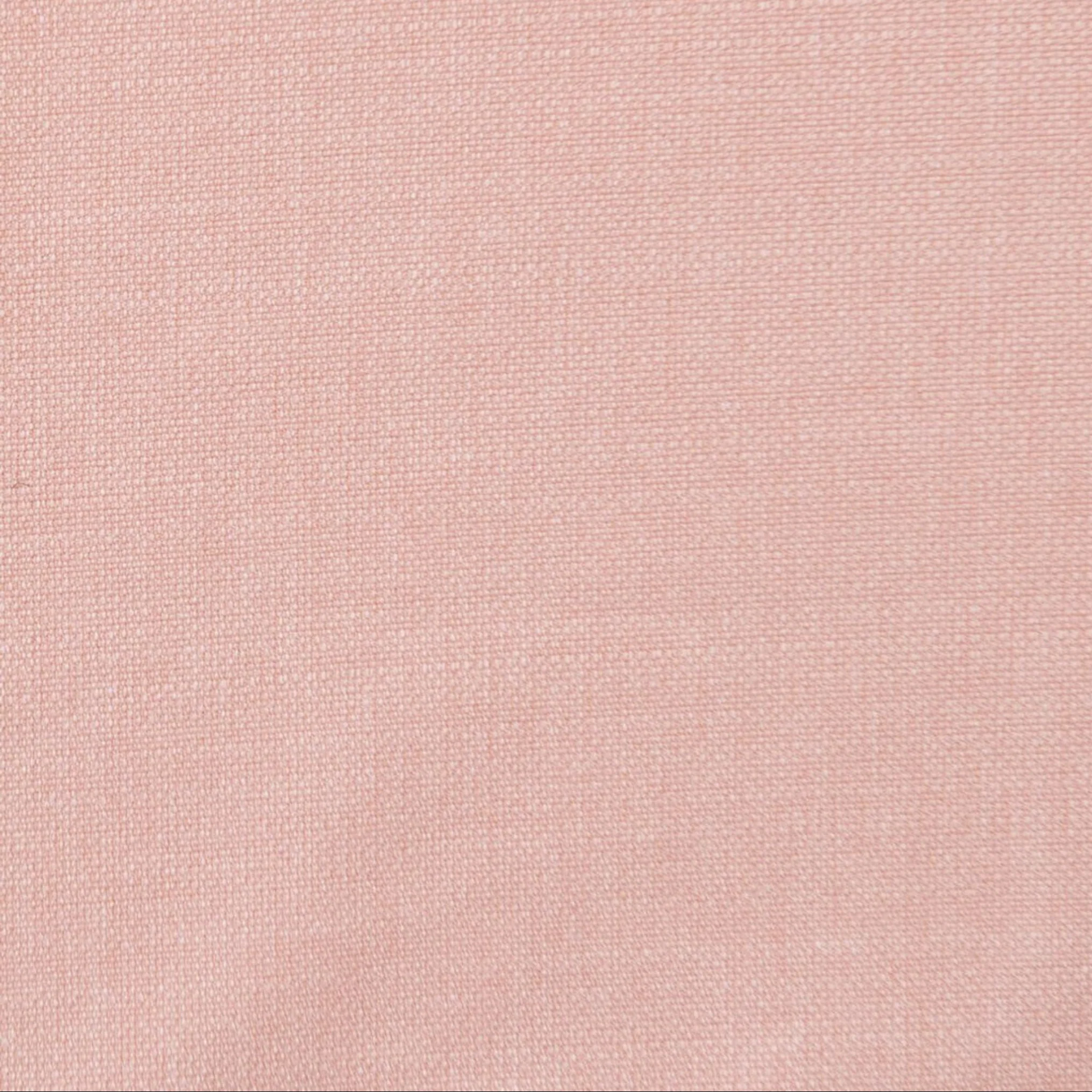 60”H Twin Scalloped Platform Bed in our Blush Pink Linen - White Trim - Image 4