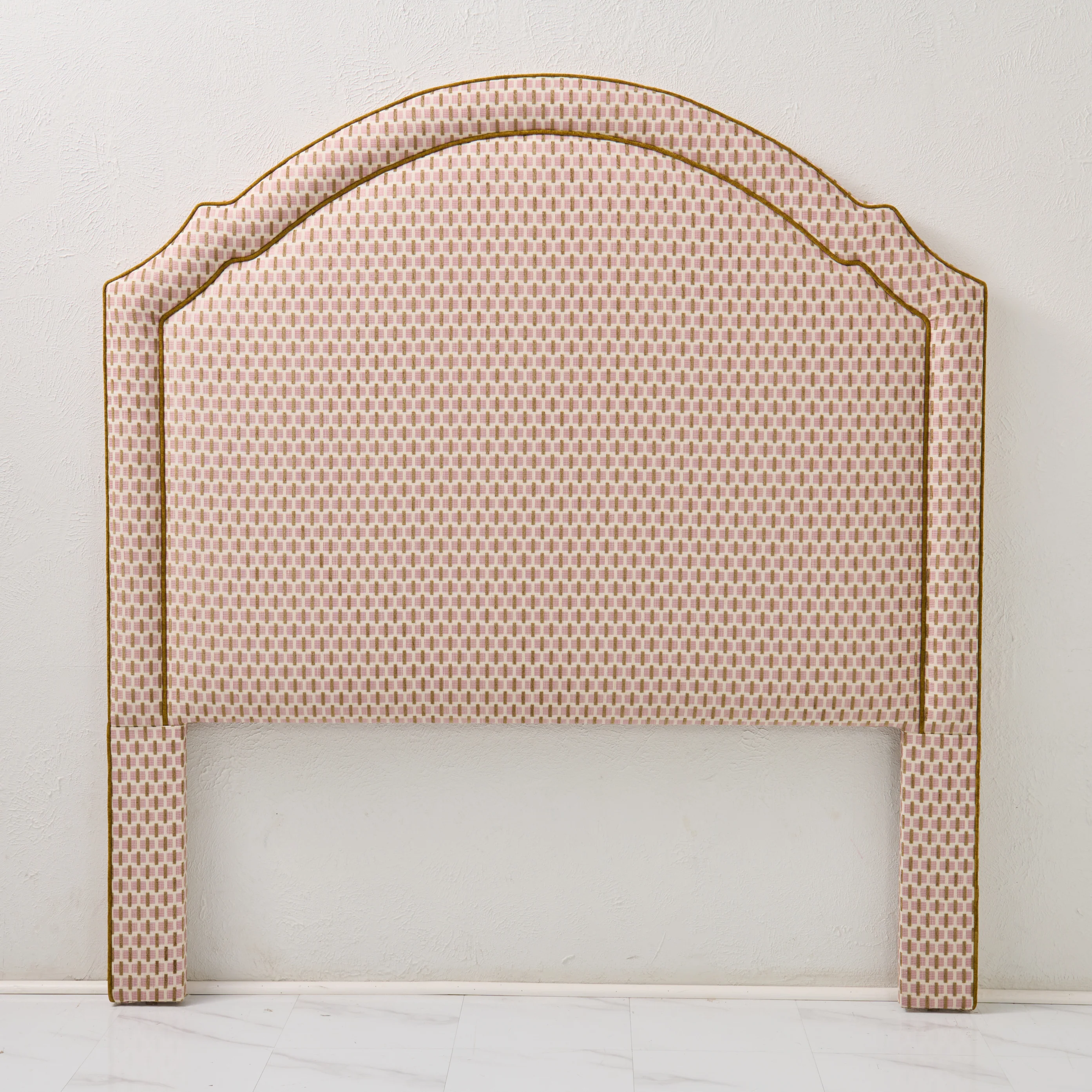 65” H Queen Headboard in Orchid Jacquard / Chenille Fabric - Image 6