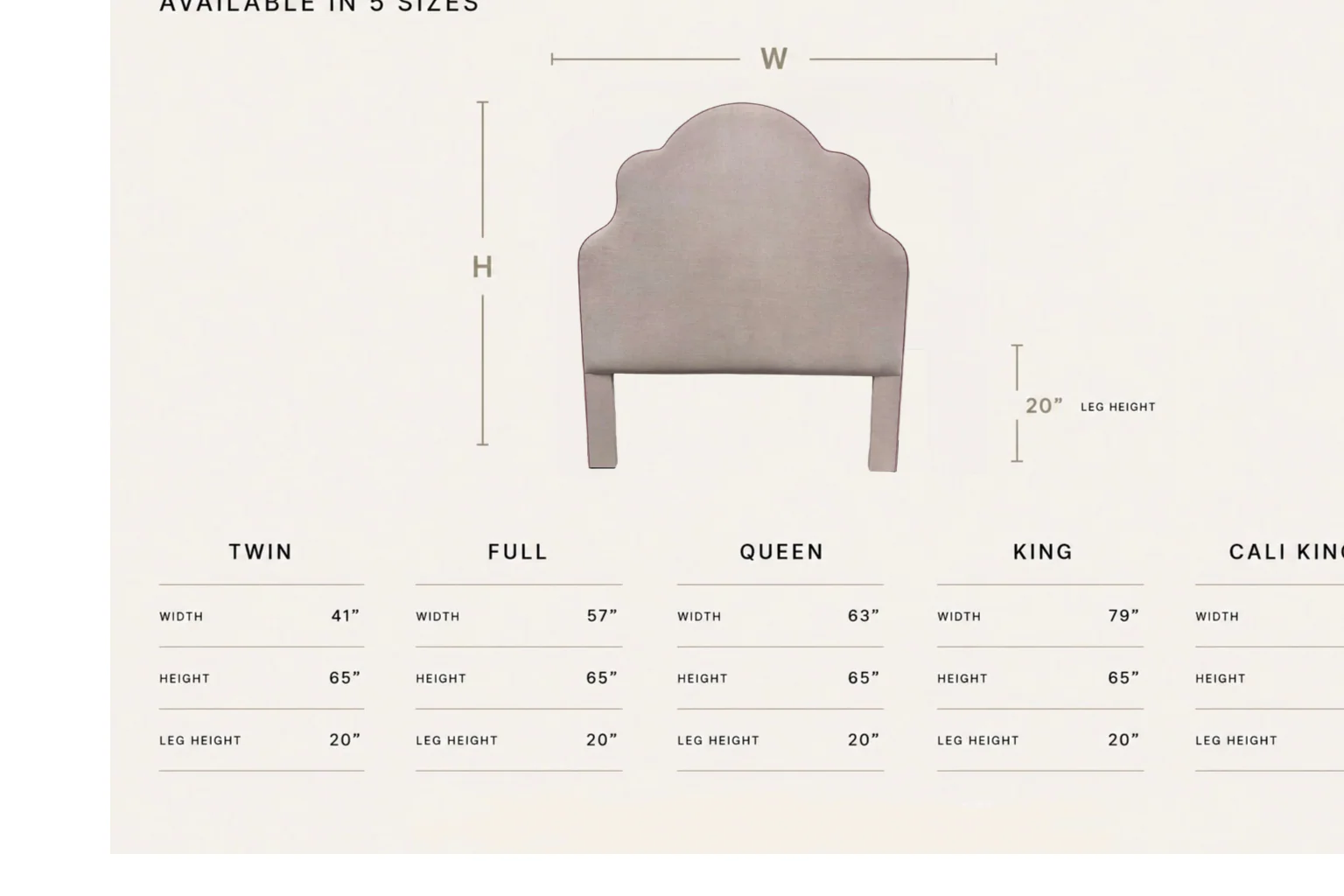 65”H Queen Headboard Only -  Lilac Linen - Lavender Trim - Image 3