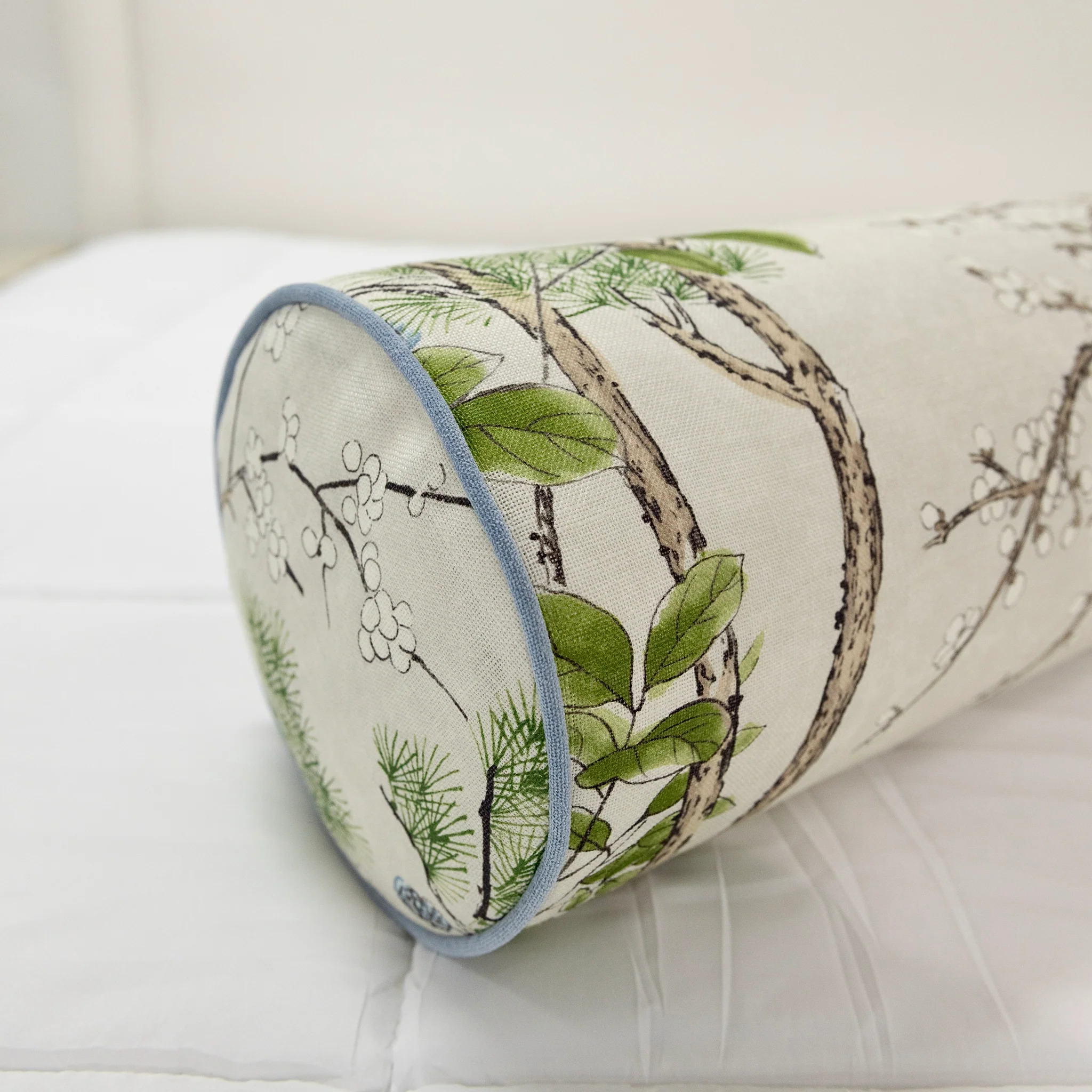 Katsura Handcrafted Bolster Pillow – Designer Decorative - Foam Insert - Image 4