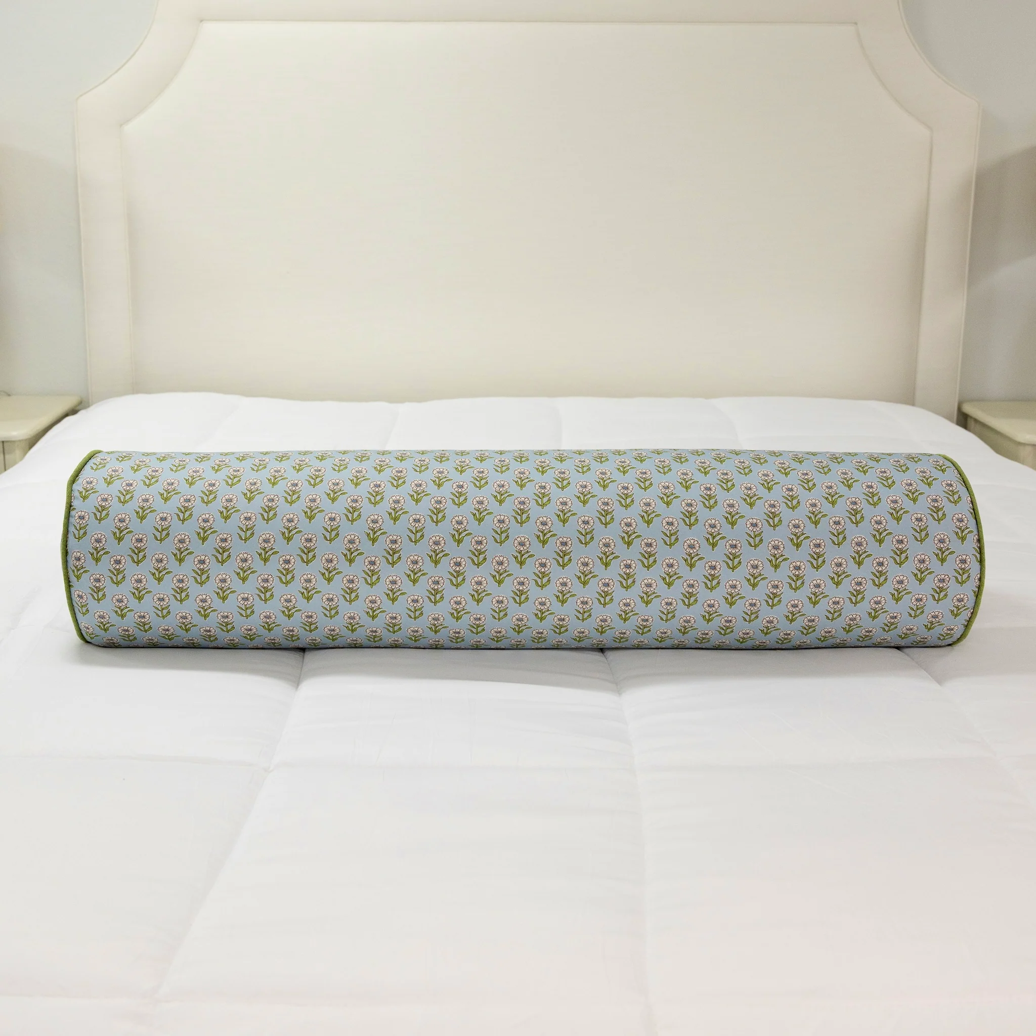 Schumacher Bolster Pillow – Designer Decorative - Foam Insert - Image 6