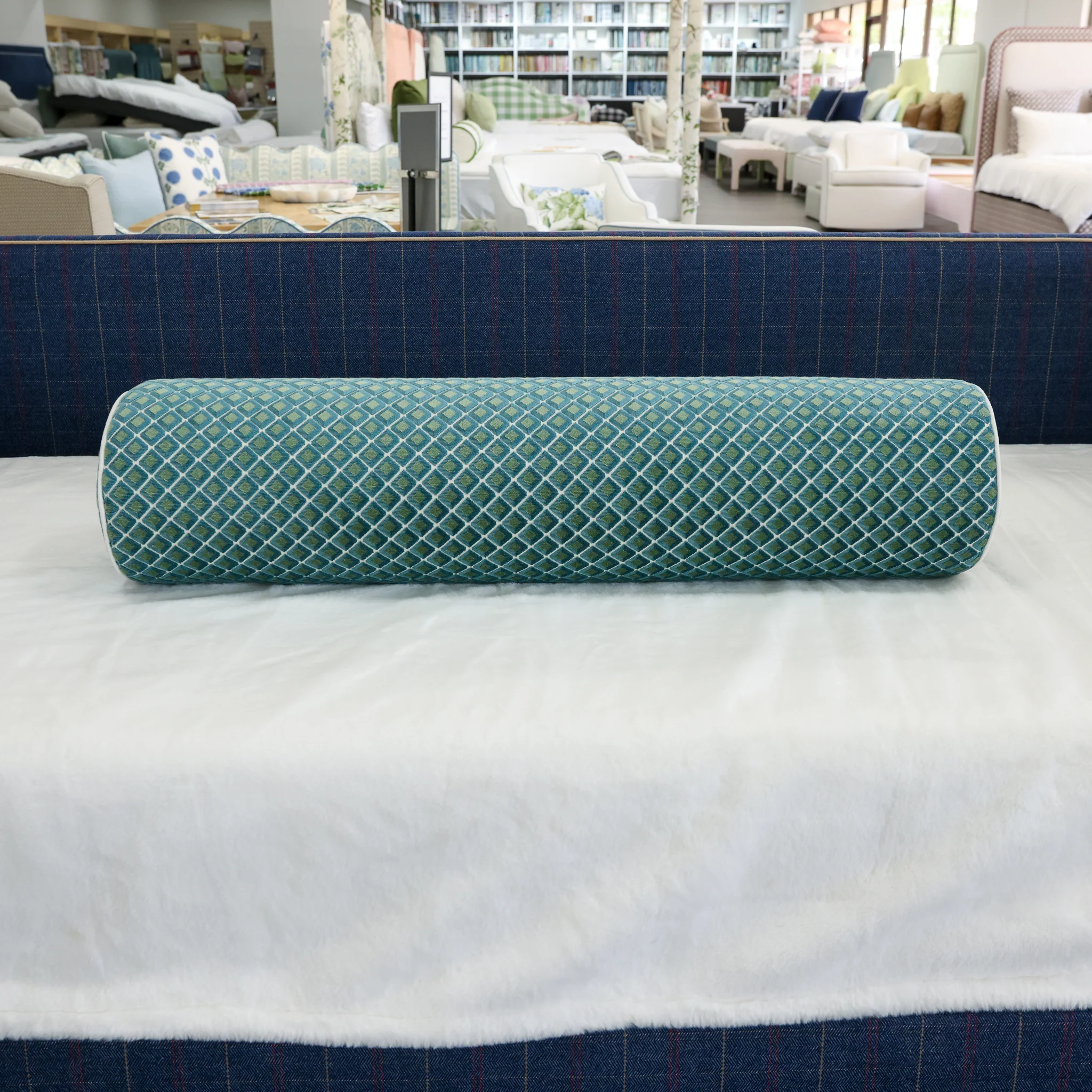 Handcrafted Bolster Pillow – Designer Decorative - Foam Insert - Image 6