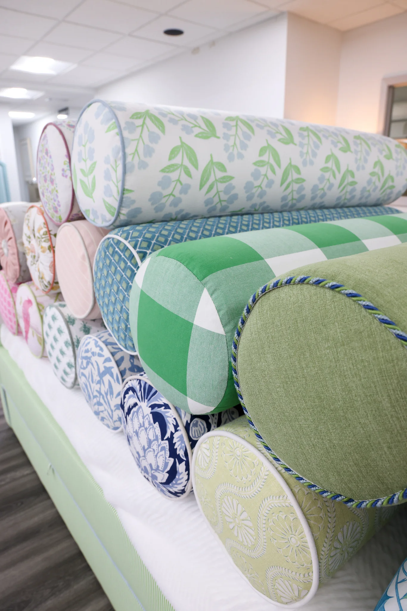 Handcrafted Bolster Pillow – Designer Decorative - Foam Insert - Image 5