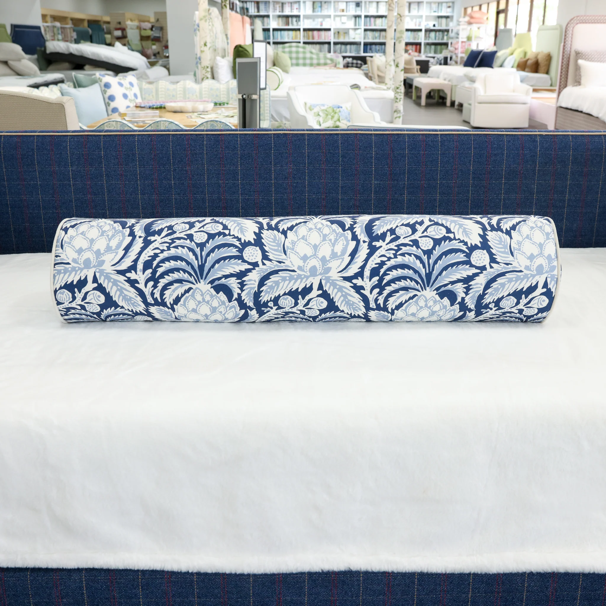 Handcrafted Bolster Pillow – Designer Decorative - Foam Insert - Image 5