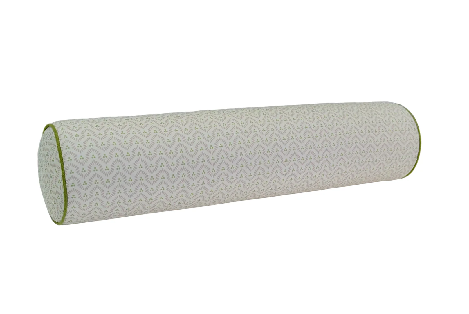 Handcrafted Bolster Pillow – Anna French Wynford Blush Fabric - Foam Insert