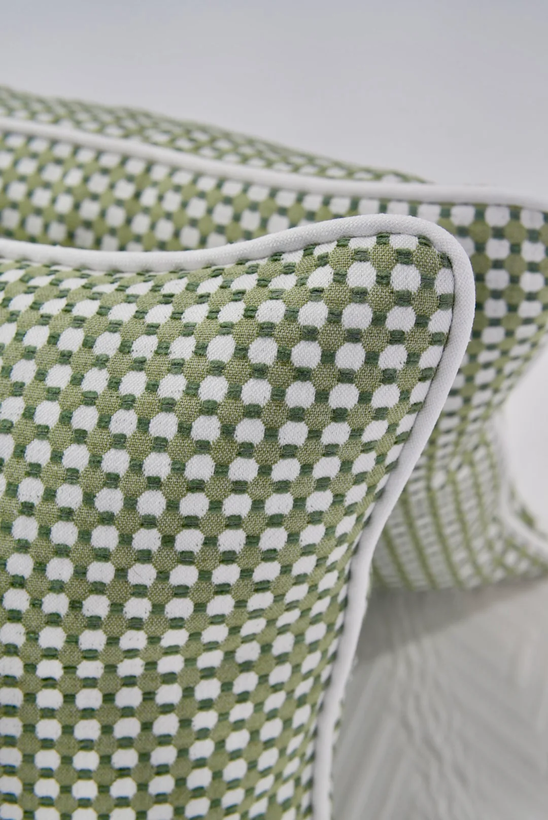Handcrafted Throw Lumbar Pillows – Darcy Thibaut Fabric - 50% Down Feather - Image 6